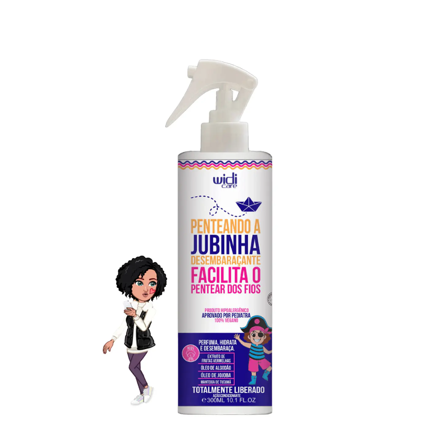 💚Widi care Jubinha - Spray Desembaraçandor 300ml