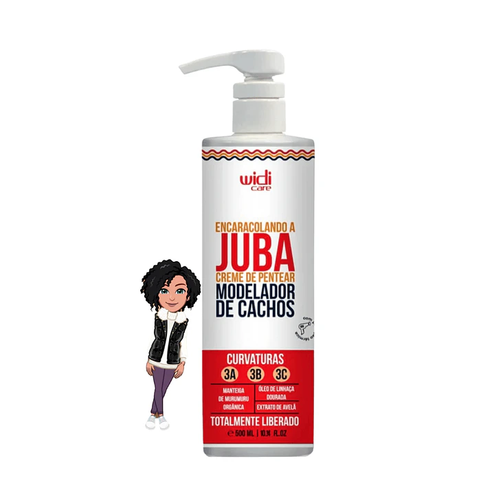 💚Widi Care JUBA – creme Pentear Perfeito para  Cachos e Ondas (500ml)