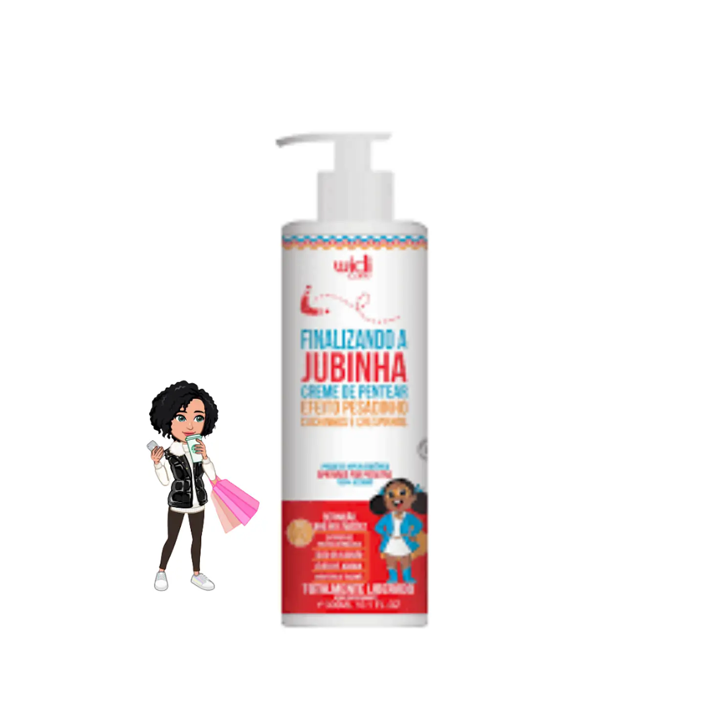 💚 Widi care: Jubinha - Creme de Pentear pesadinho, finalizador 300ml