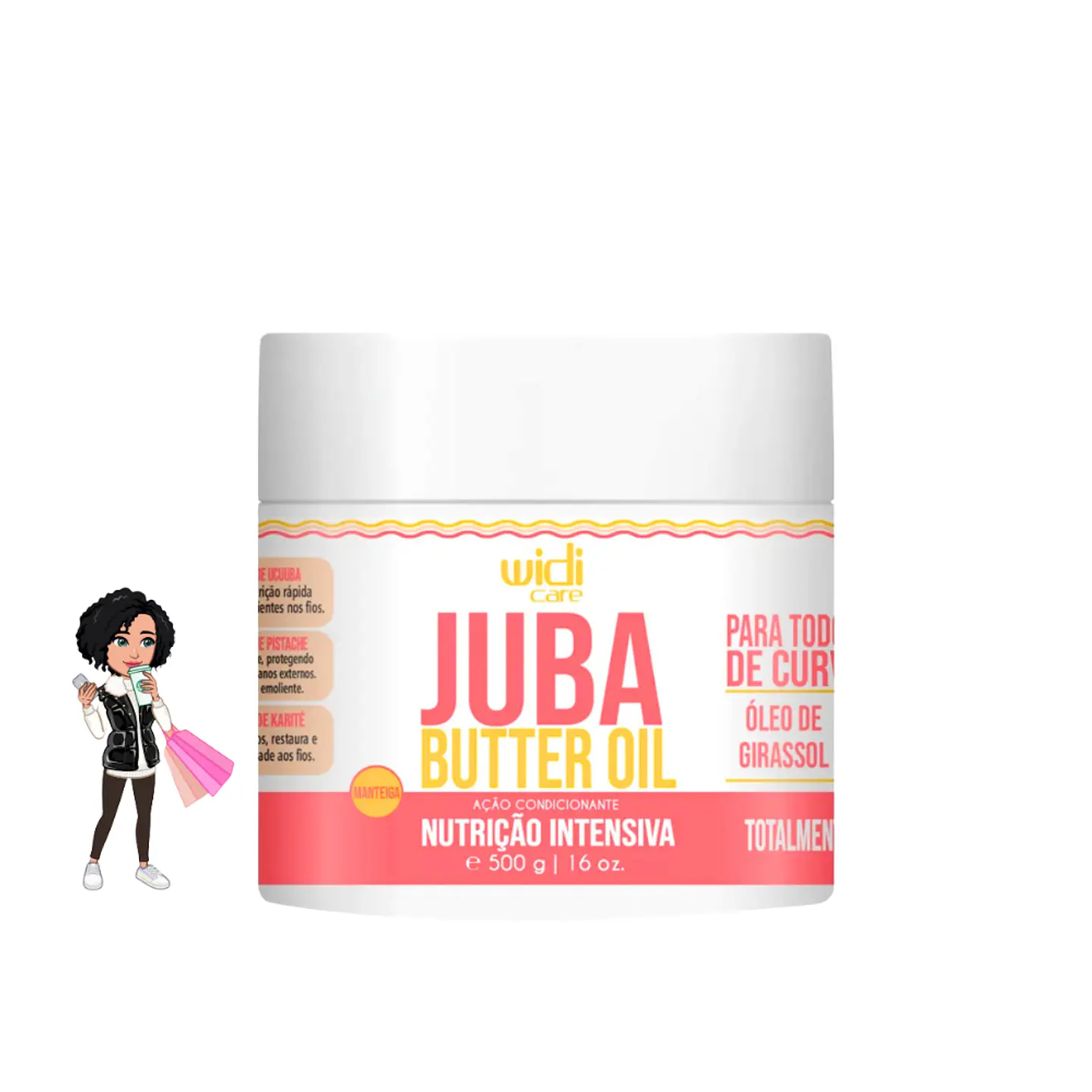 💚Máscara de nutrição capilar 500g Widi care-Juba 