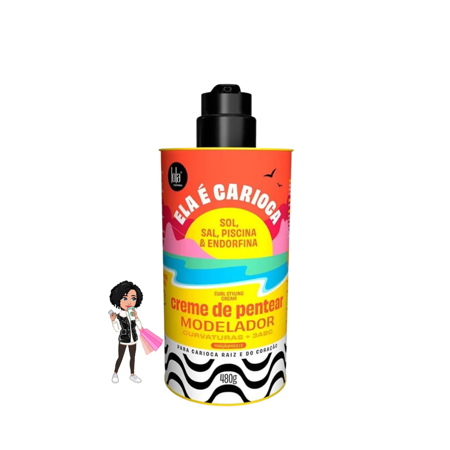 ✅Lola - Creme de Pentear Modelador 3ABC (480g) 