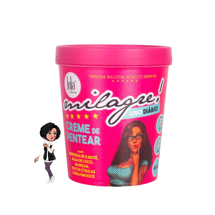 ✅Creme de Pentear Lola Milagre - Uso Diário (450g)
