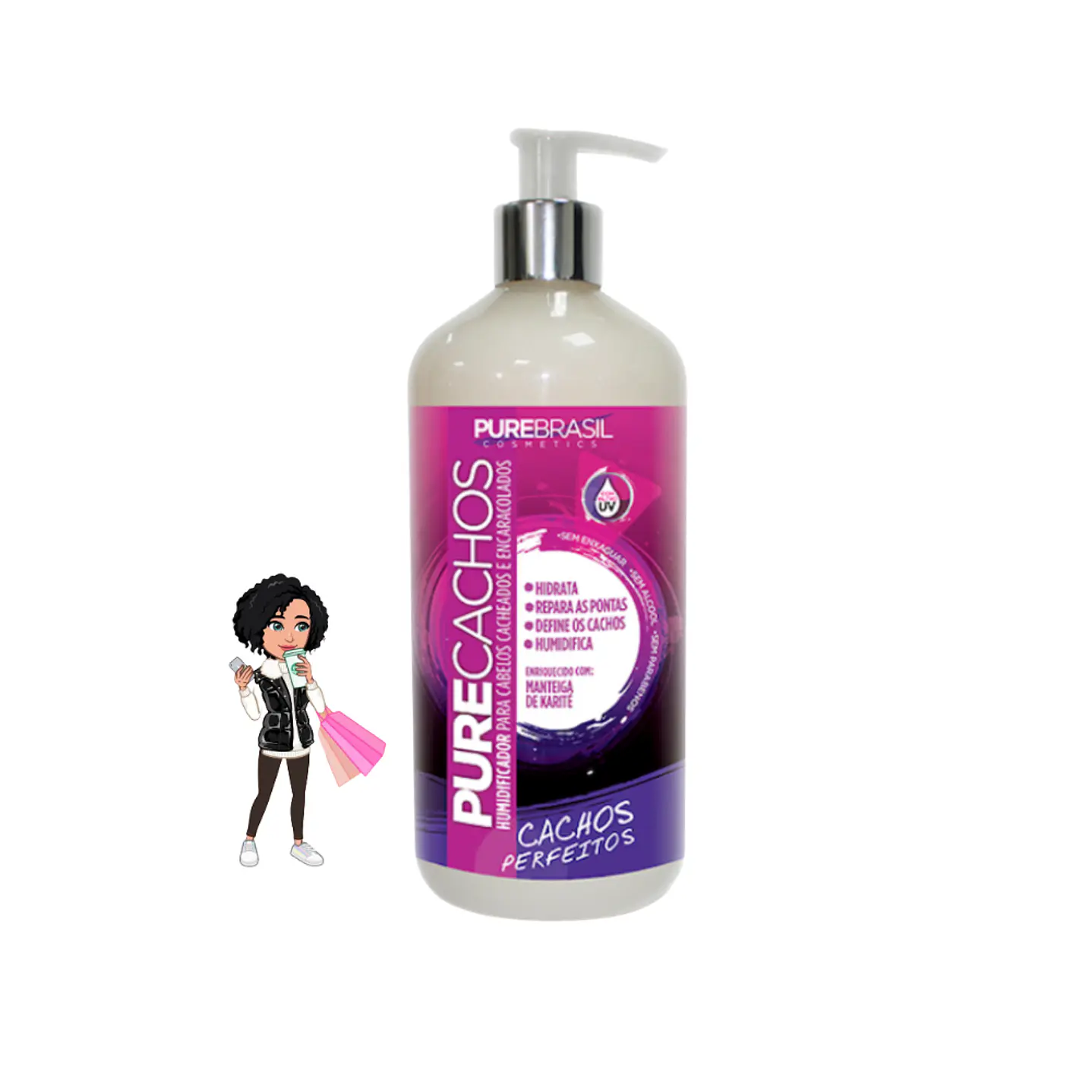 ✅Creme para Pentear Pure Biotina (Sem Enxágue - 300ml)