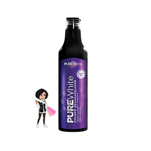 PURE White Champô Desamarelador – 500ml PureBrasil