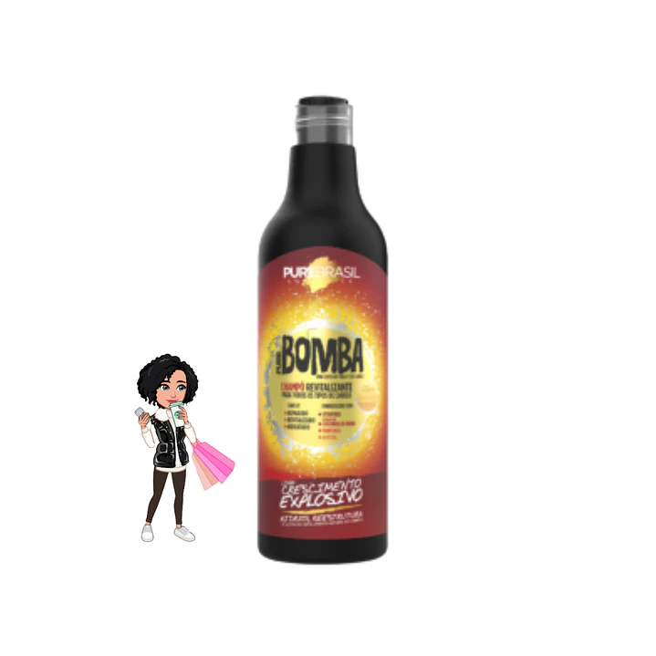 ✅Shampoo Revitalizante Bomba - Pure Brasil 500ml