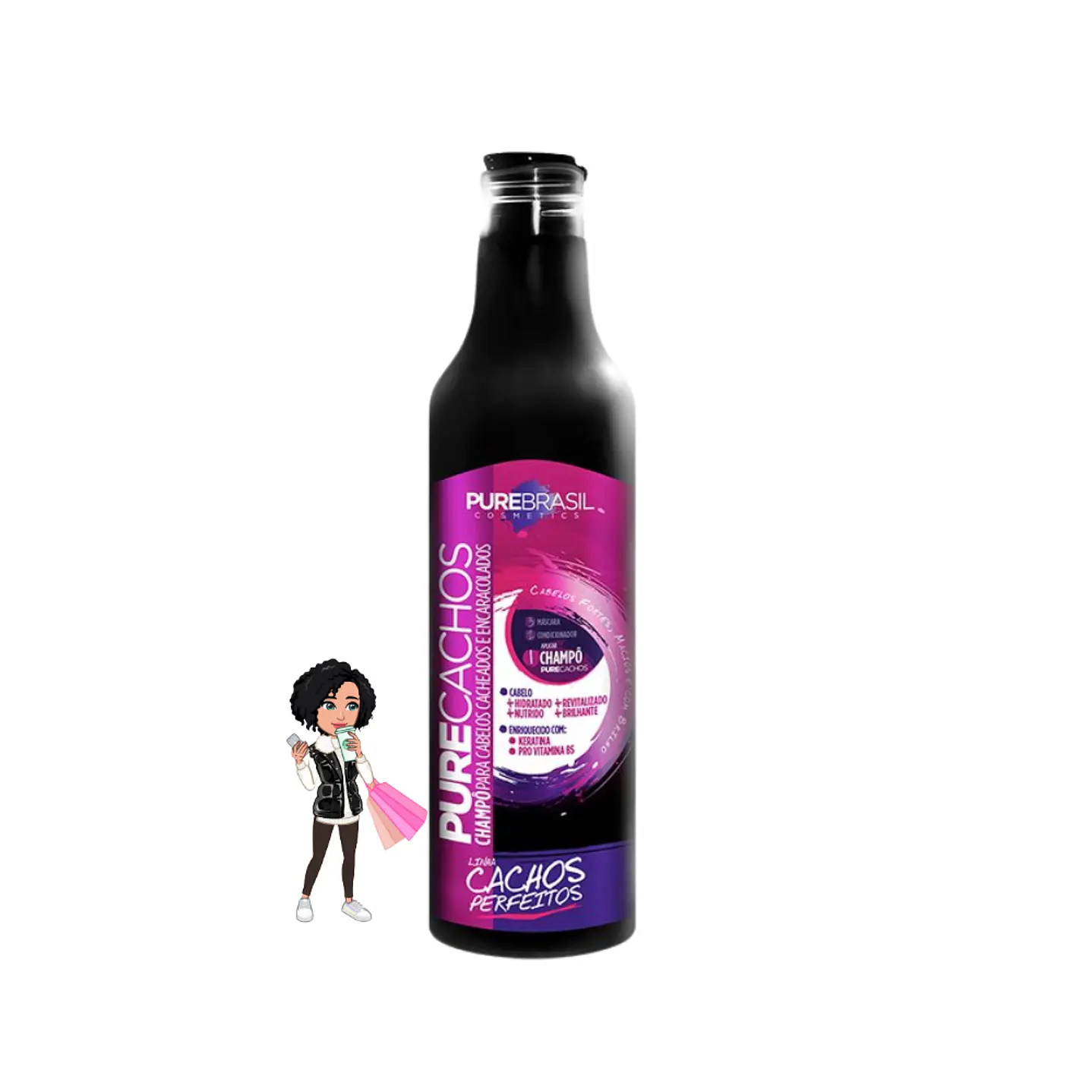 ✅Champô cachos Pure brasil (500ml)