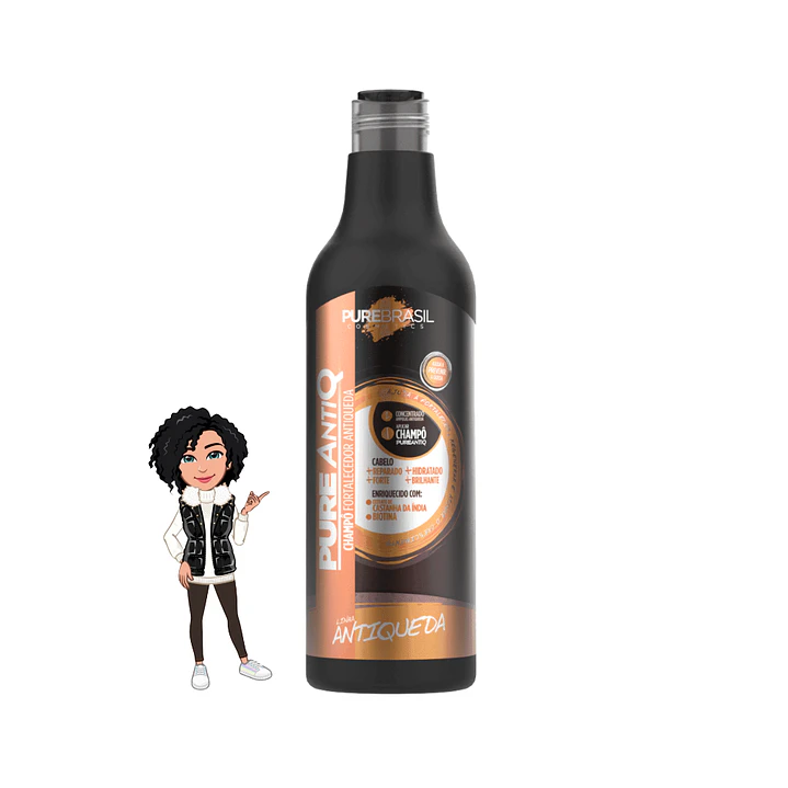 Champô PUREAntiQ - PureBrasil 500ml