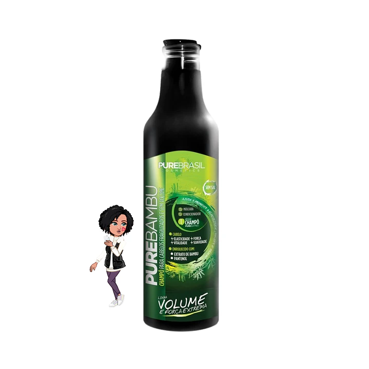 ✅Champô volume Pure Brasil (500ml)