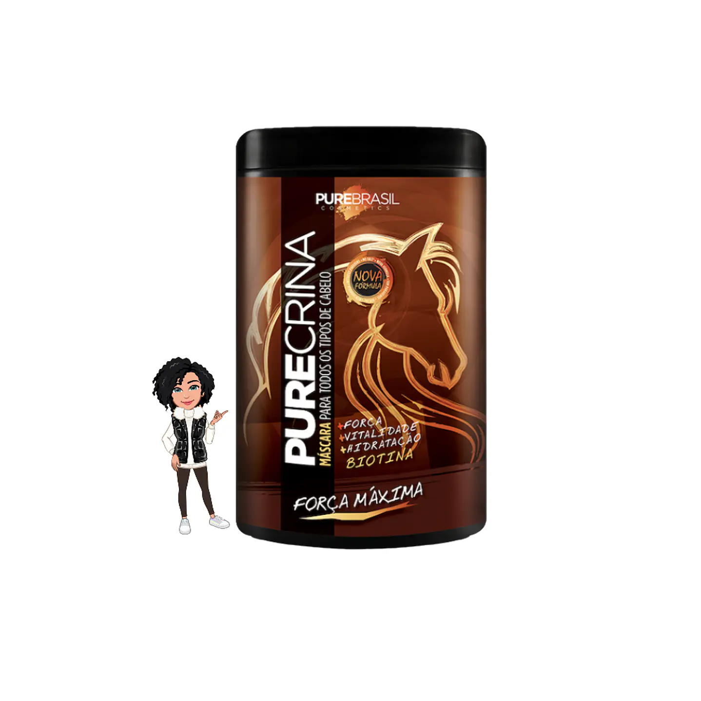 ✅Máscara crina Pure Brasil 1kg 