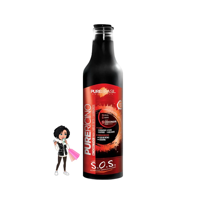 ✅Condicionador Rícino Pure Brasil 500ml