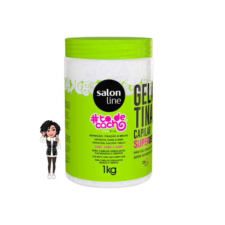 Gelatina Capilar Salon Line #Tô de Cacho Super Definição - 1kg
