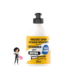 💚Gota Dourada, creme pentear biotina 320ml