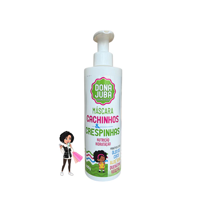 ✅Dona juba - Máscara Cachinhos & Crespínhas (400ml)