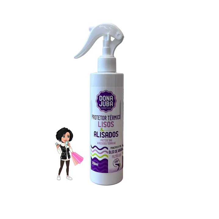 ✅Dona Juba Protetor Térmico Lisos & Alisados ​​(250ml)