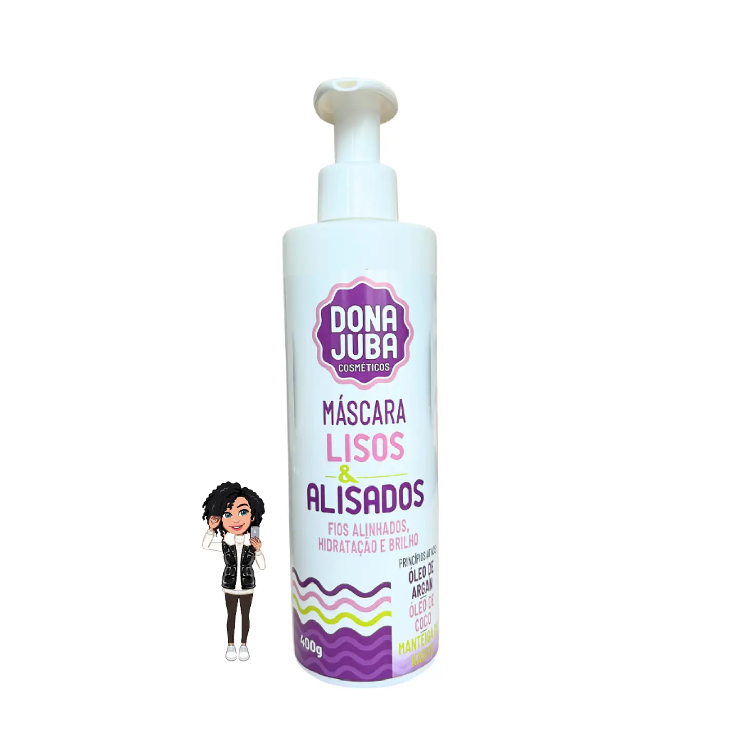✅Máscara lisos dona juba 400ml