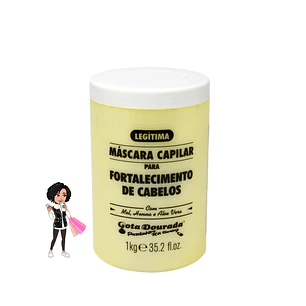 ✅Gota Dourada -Máscara Capilar Fortalecedora – 1kg