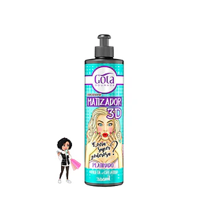 Máscara Matizadora Platinado – Gota Dourada