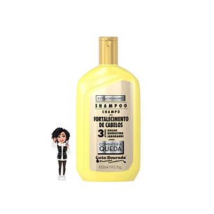 ✅Champô 3 Ativos Argan Queratina Jaborandi 430ml