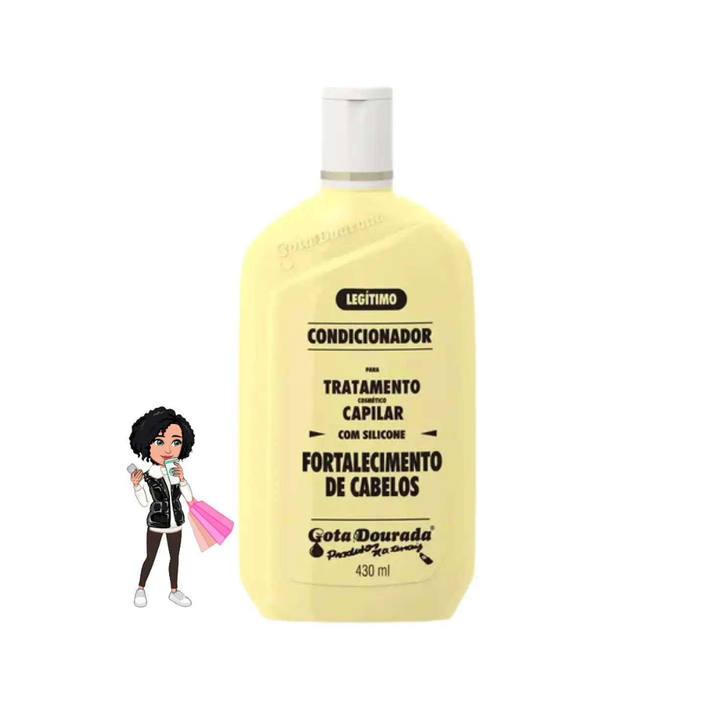 ✅Condicionador fortalecimento Anti-caspa 430ml