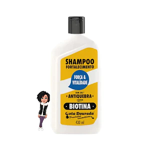 ✅Gota dourada champô biotina  430ml