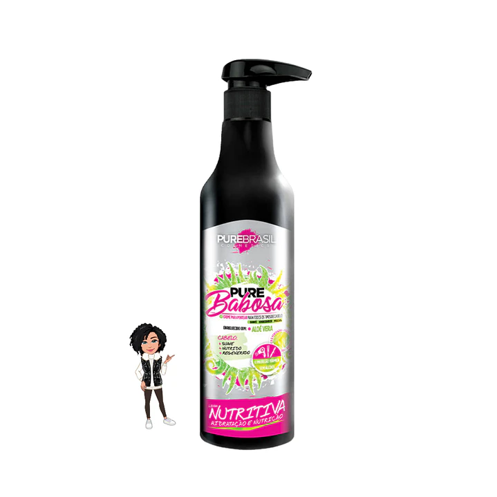 ✅Creme pentear Aloe vera 500ml Pure Brasil 