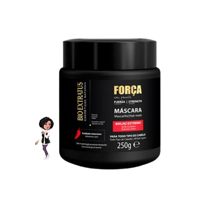 Bio Extratus Força com Pimenta Máscara de Tratamento - 250g