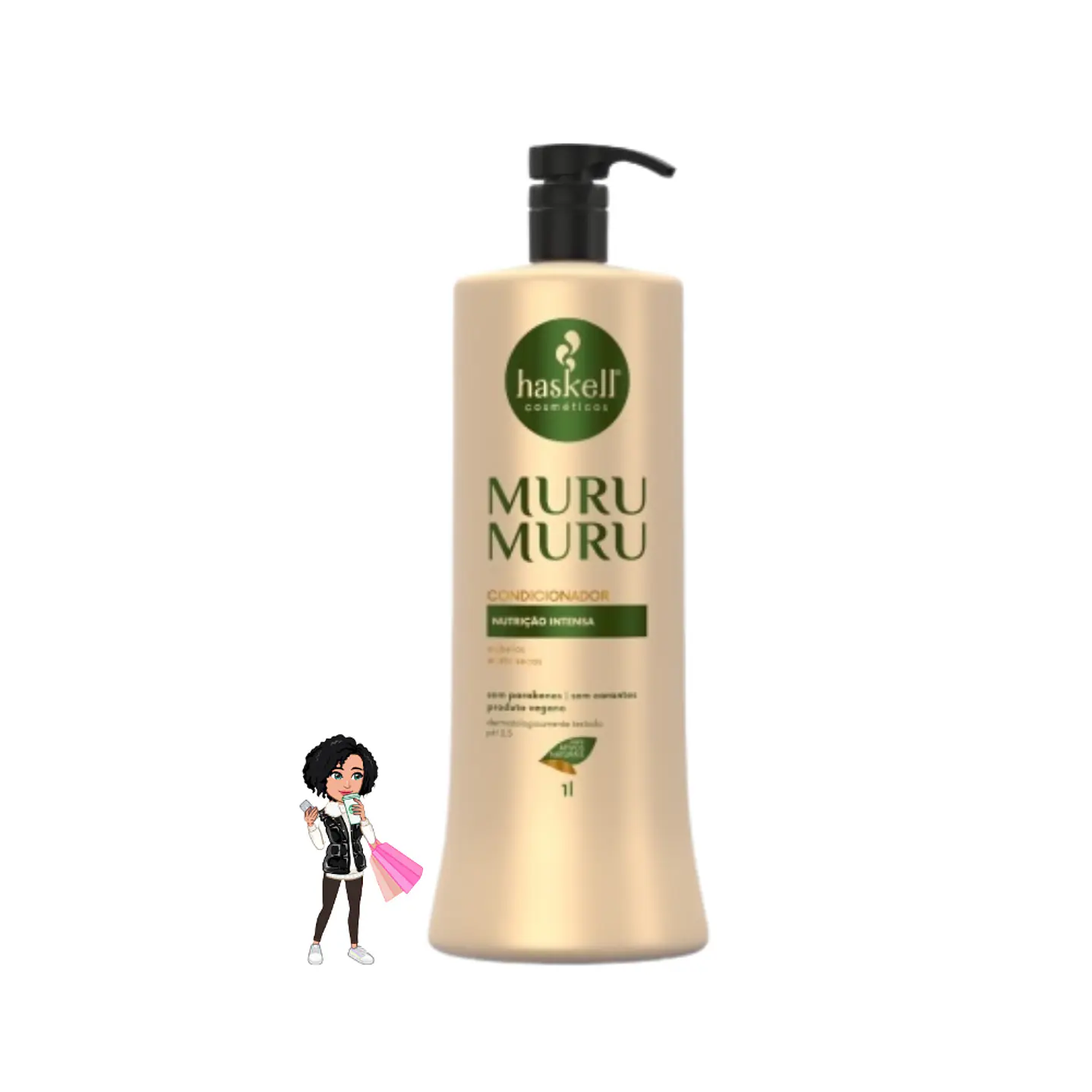 Condicionador Haskell Muru Muru – Nutrição Intensa para Cabelos Secos