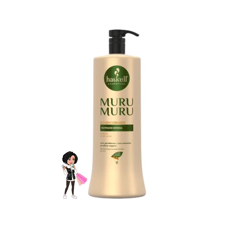 Condicionador Haskell Muru Muru – Nutrição Intensa para Cabelos Secos