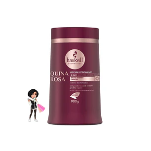 Máscara Capilar Haskell Quina Rosa – 900g