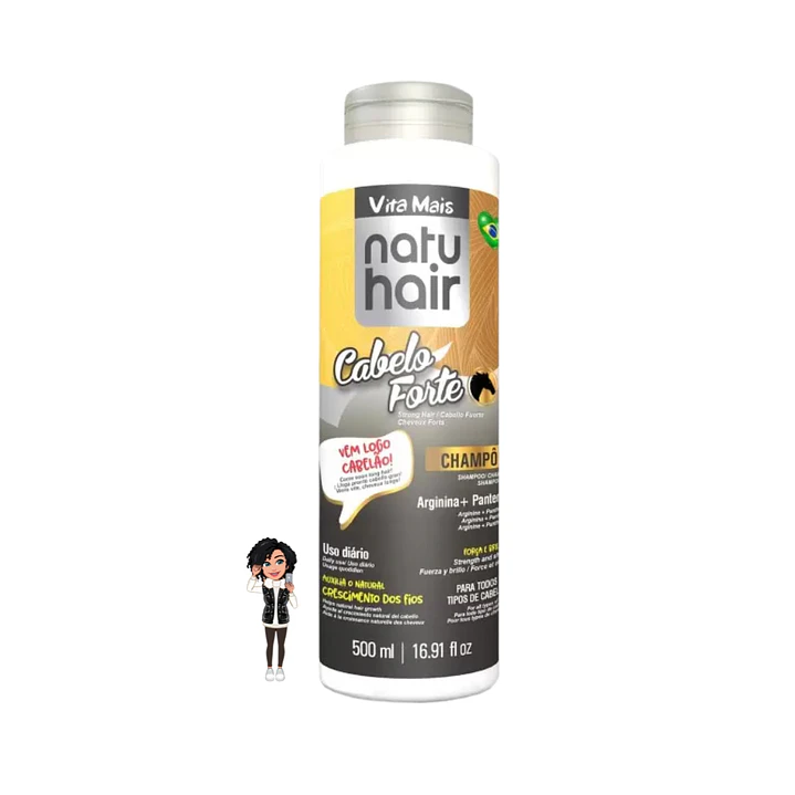 ✅Shampoo NatuHair Cabelo Forte (500ml)