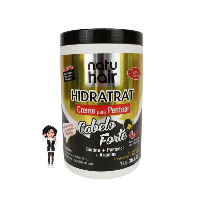 ✅Creme para Pentear NatuHair Cabelo Forte (1kg)