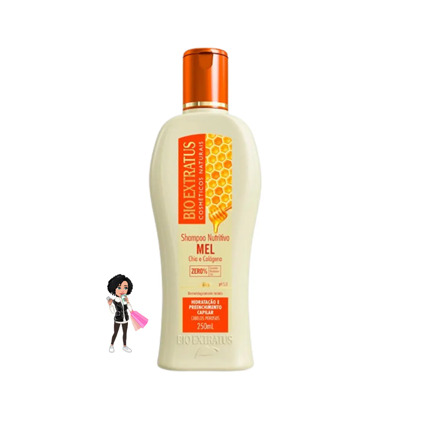 Shampoo Nutritivo Mel Bio Extratus – 250ml