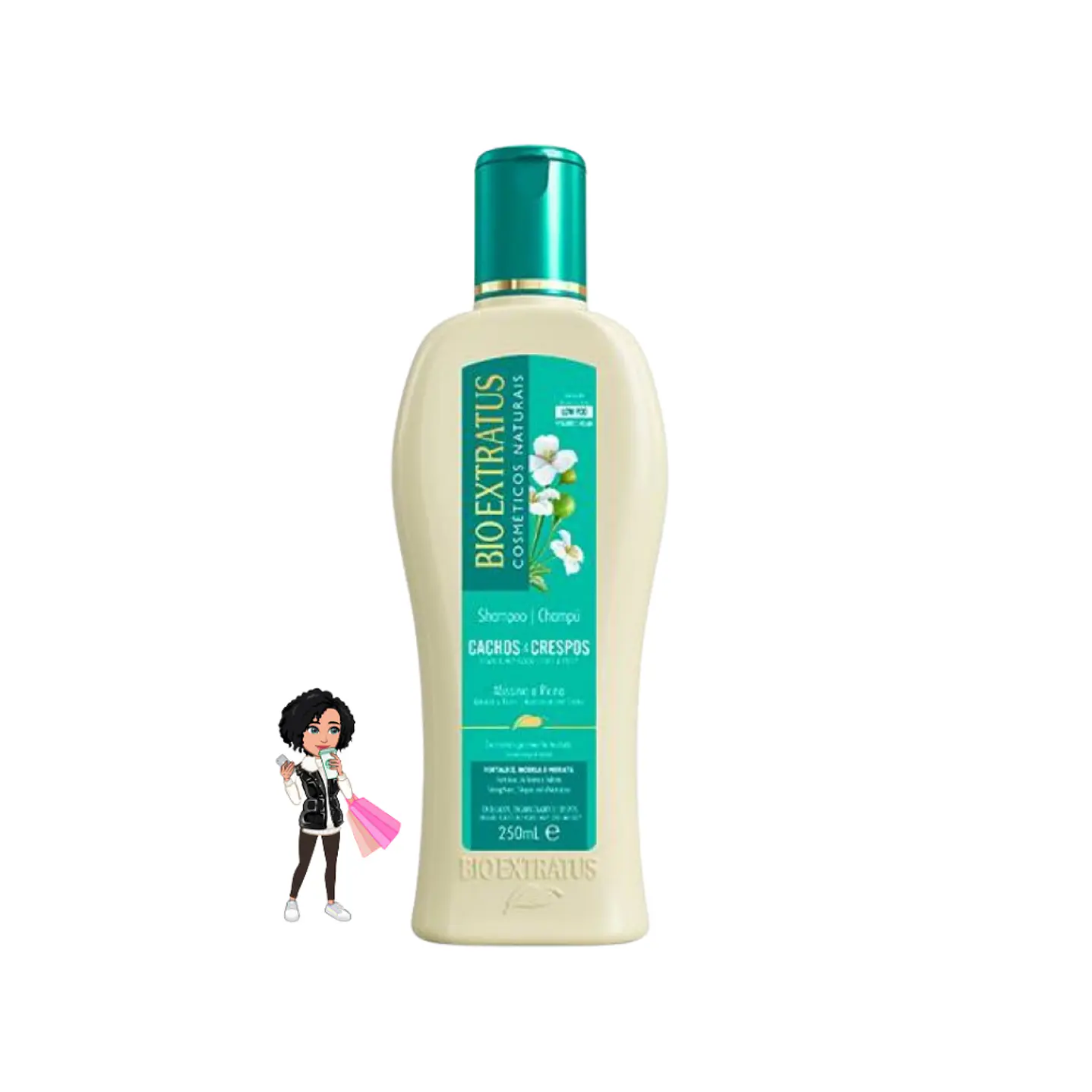 Shampoo Cachos & Crespos (300ml) - Limpeza Nutritiva e Suave