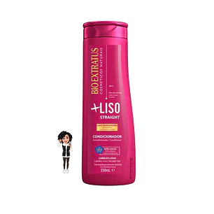 Condicionador Bio Extratus +Liso Straight 350ml