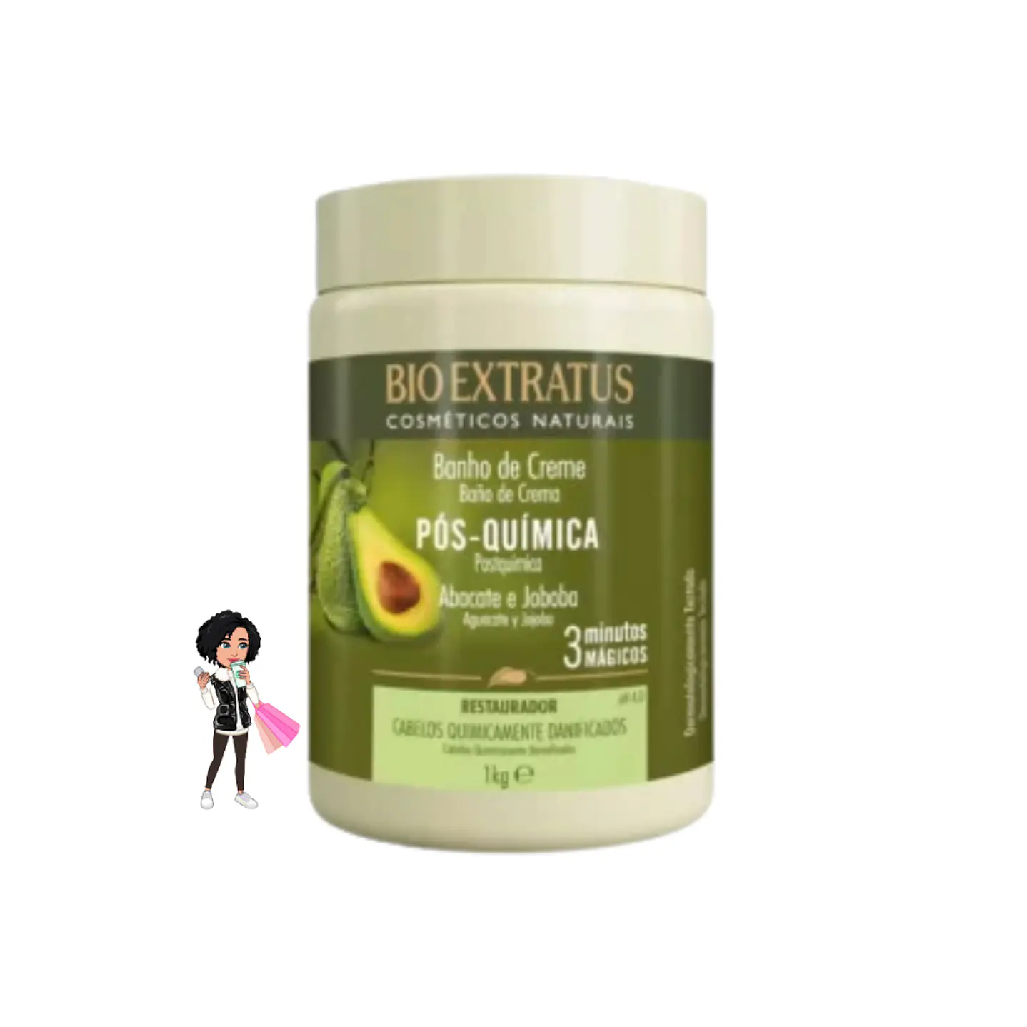 Bio Extratus Pós-Química Banho de Creme 1kg