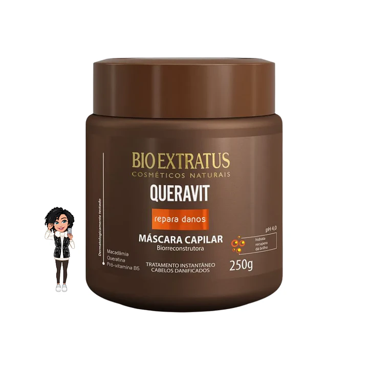 ✅Máscara Reconstrutora – Restauração Profunda e Brilho Intenso 250g