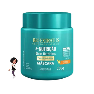✅Máscara nutrição intensiva Bio Extratus 250g