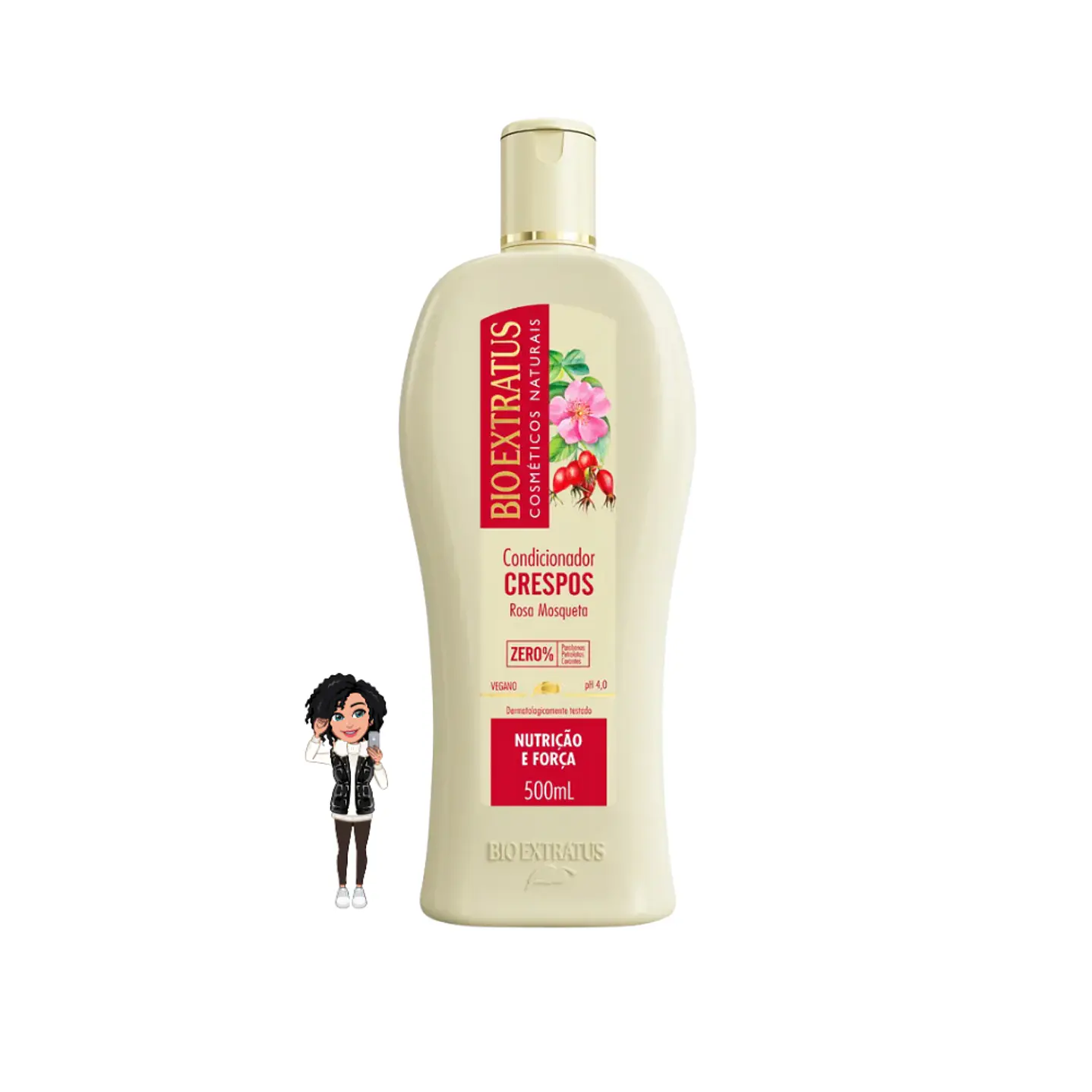 ✅Condicionador rosa mosqueta Bio Extratus 500ml