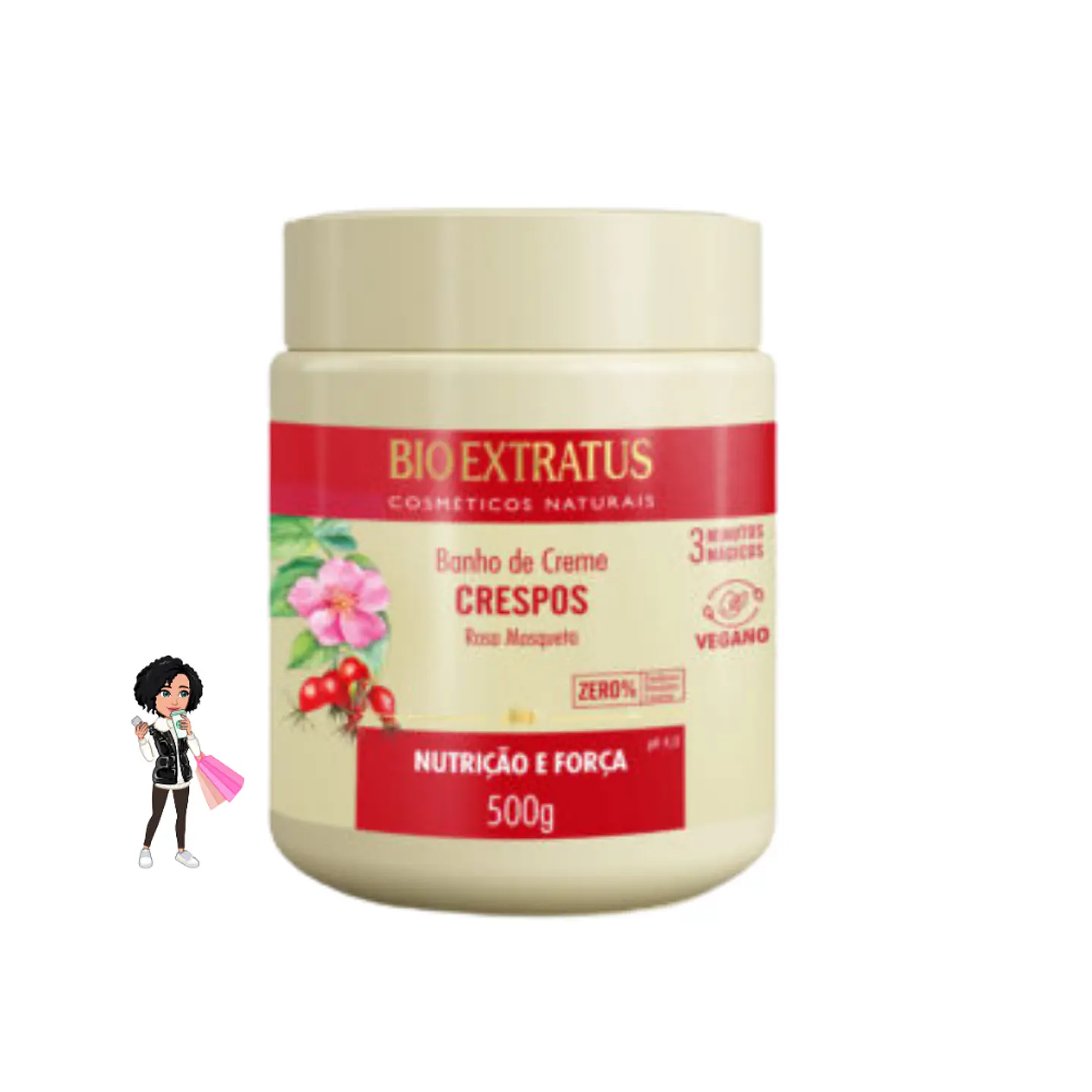 ✅Máscara Rosa Mosqueta Bio Extratus 500g