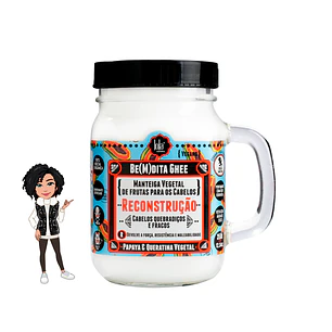 ✅Manteiga vegetal Reconstrução Profunda e Fortalecimento Lola 350g