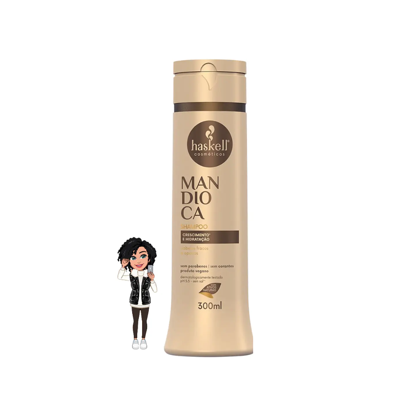 ✅Champô Mandioca -Crescimento  Fortalecimento 300ml