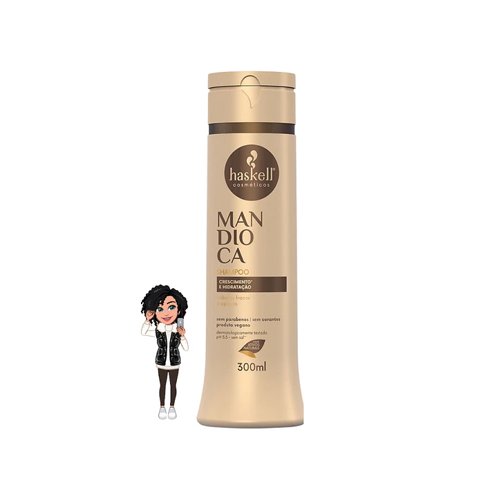 ✅Champô Mandioca -Crescimento  Fortalecimento 300ml