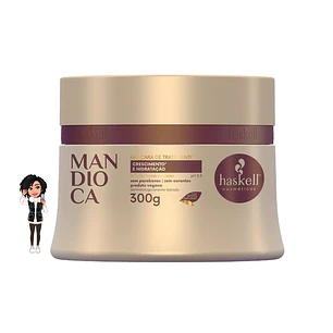✅Máscara mandioca -Crescimento Fortalecimento Haskell 300g
