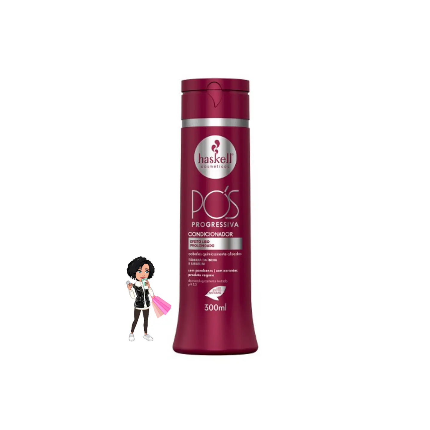 ✅Condicionador Pós-Progressiva - Haskell 300ml