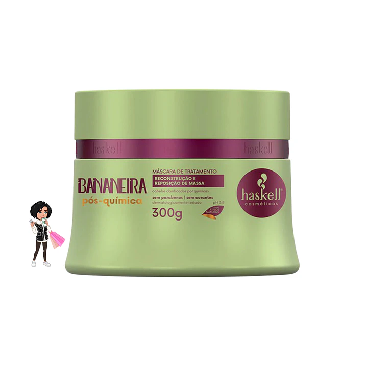 ✅Máscara Bananeira Nutrição Haskell 300g 