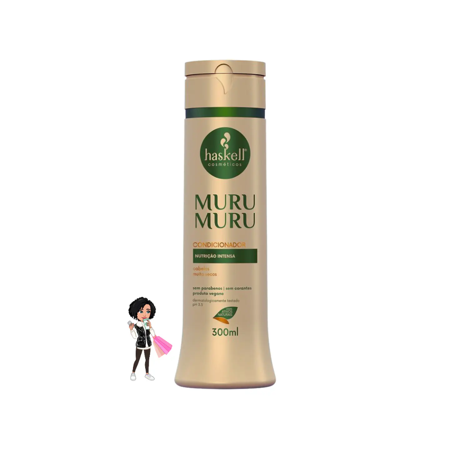 ✅Condicionador Murumuru Hidratação Intensiva Haskell 300ml 