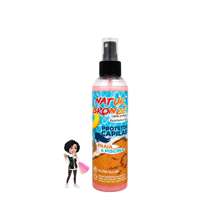 ✅Spray Protetor solar Praia-Piscina Natur Bronze 200ml