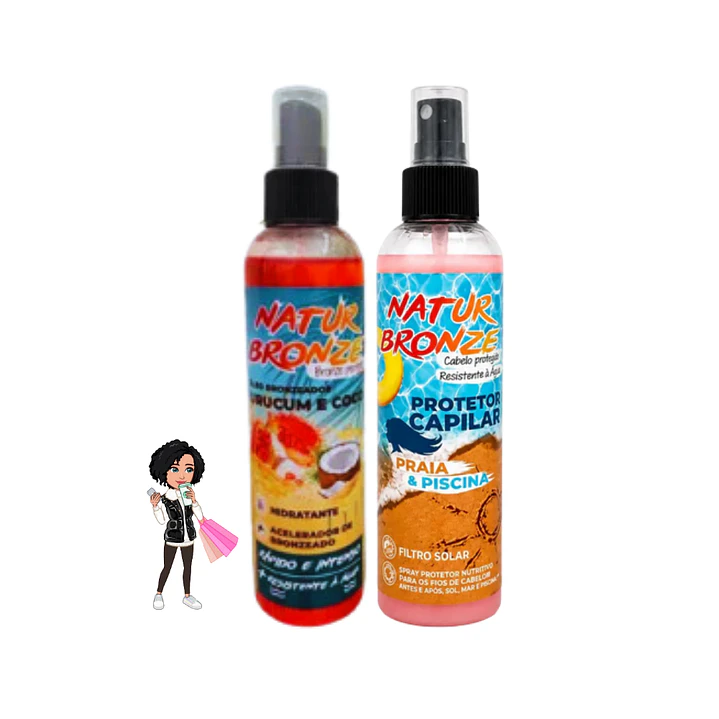 ✅Óleo Bronzeador -Spray Praia Piscina Natur Bronze 200ml