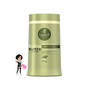 ✅Máscara Hidra Nutri 2em1 Haskell 900g