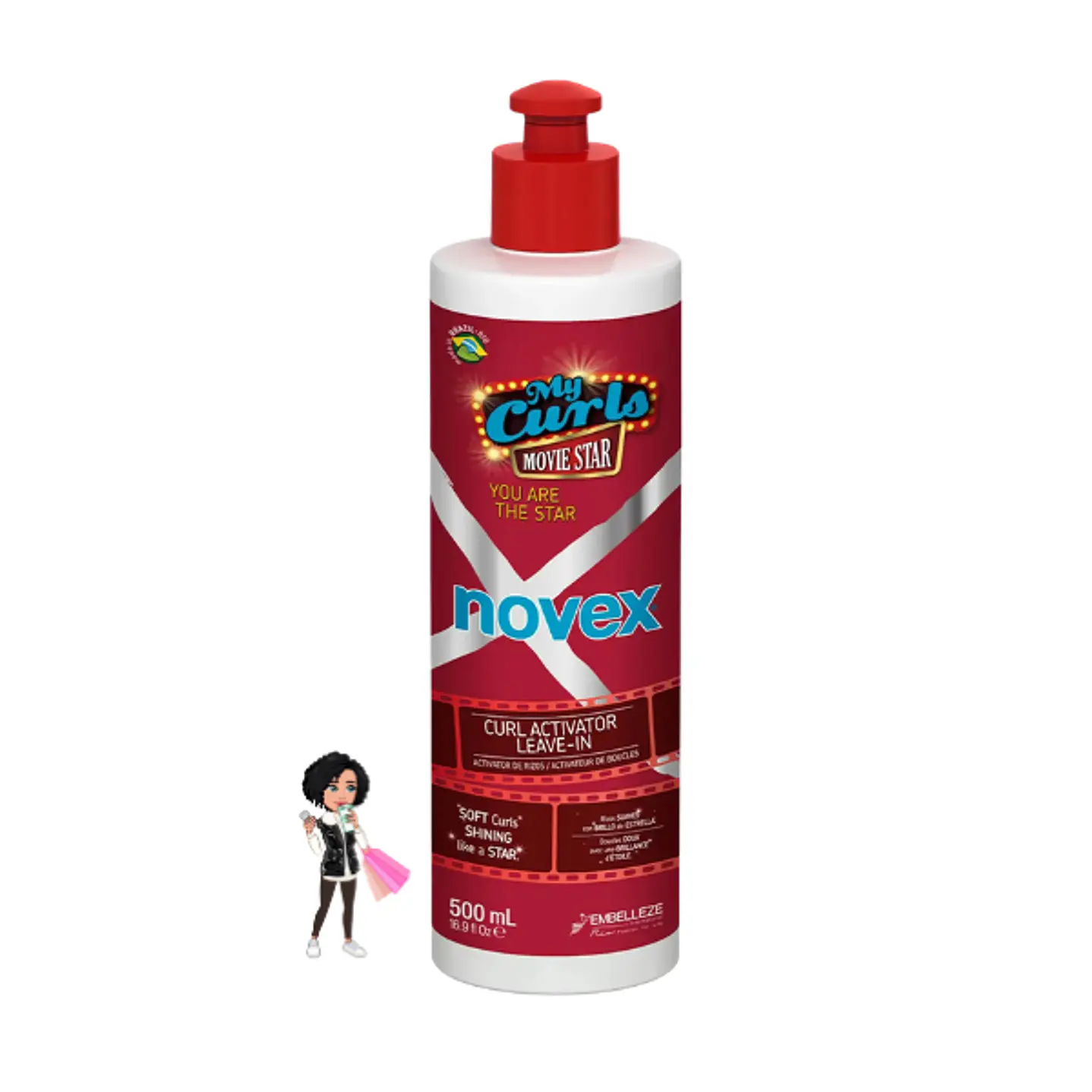 Novex My Curls Movie Star – Ativador de Caracóis Leave-In (500ml)